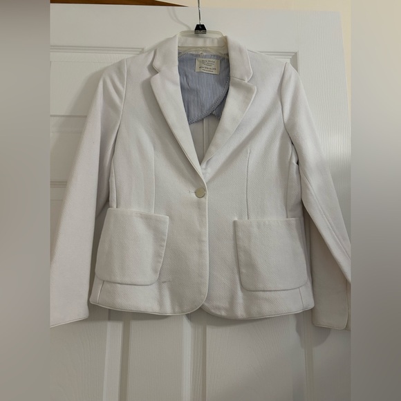 Zara Jackets & Blazers - Zara White Blazer Structured Suit Jacket